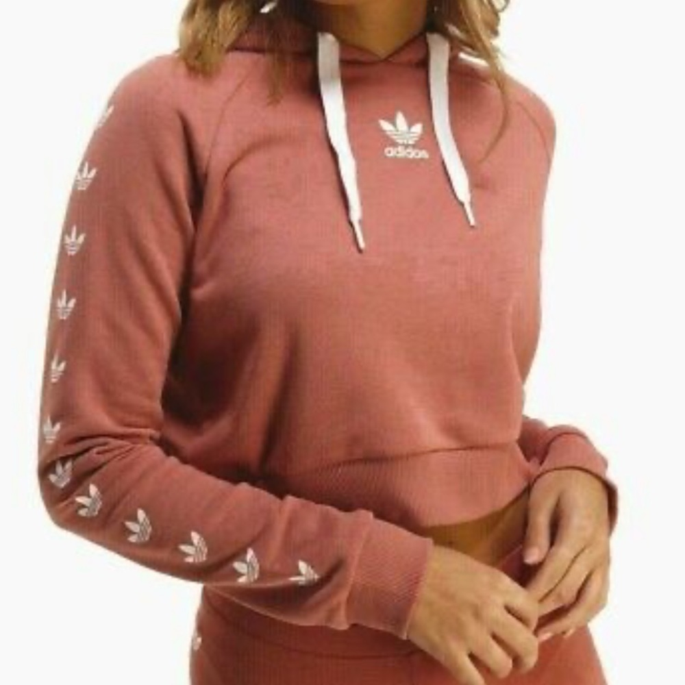 RARE Adidas Orginals Cropped hoodie